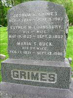 Grimes, Joshua K., Esther M. (Lounsbury) and Maria S. (Buck)